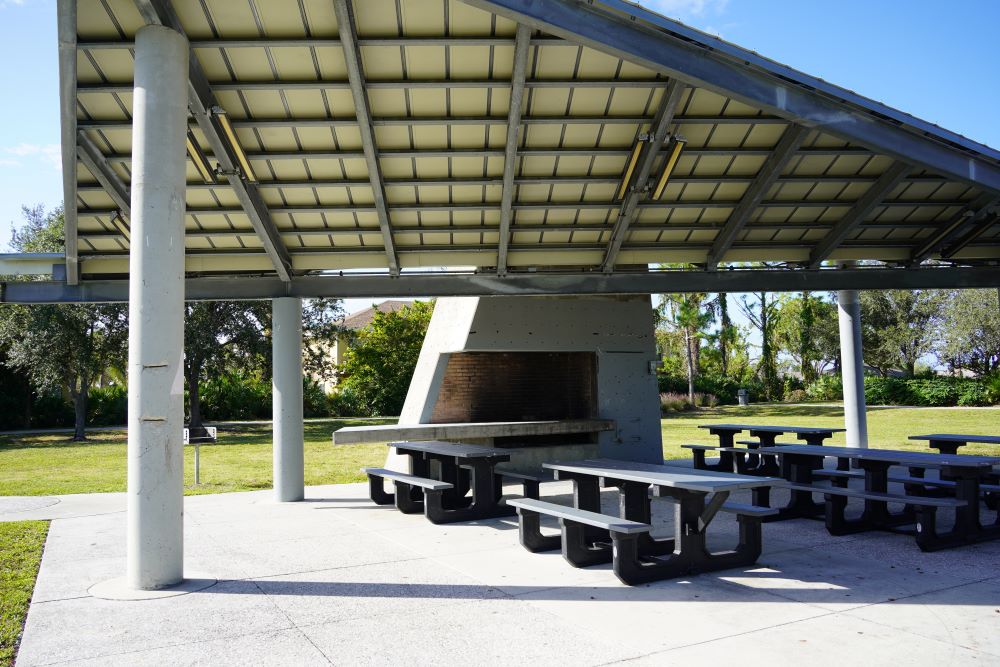 Sanborn Park - covered picnic shelter